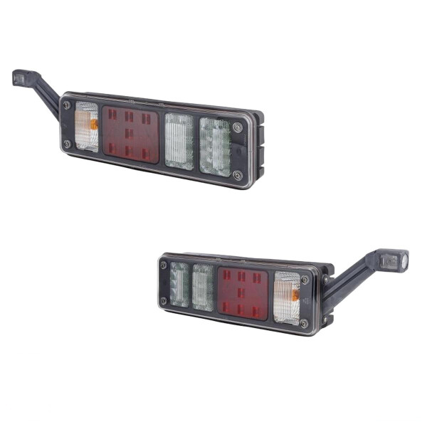 Rear Light Set left right 24 V PY21W LED HELLA suitable for various vehicles