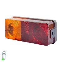 Rückleuchten-Set links rechts 12 V 24 V P21W R10W HELLA für u.a. INTERNATIONAL