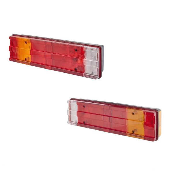 Rückleuchten-Set links rechts 12 V 24 V P21W R5W Halogen HELLA für u.a. MB ATEGO