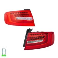 Rear Light Set left right 12 V LED W16W HELLA suitable...