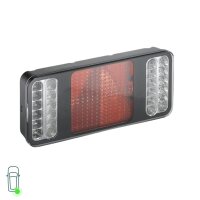 Rear Light Set left right 24 V LED HELLA Light-Expertise suitable for DAF