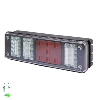 Rear Light Set left right 24 V LED HELLA Light-Expertise suitable for DAF
