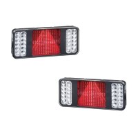 Rear Light Set left right 24 V LED HELLA for SCHMITZ...