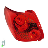 Rückleuchten-Set links rechts 12 V P21W PY21W W5W HELLA für u.a. PEUGEOT 207