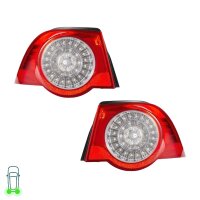 Rear Light Set left right 12 V LED HELLA suitable for VW EOS