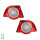 Rear Light Set left right 12 V LED HELLA suitable for VW EOS