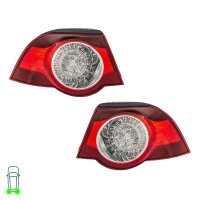 Rear Light Set left right 12 V LED HELLA suitable for VW EOS