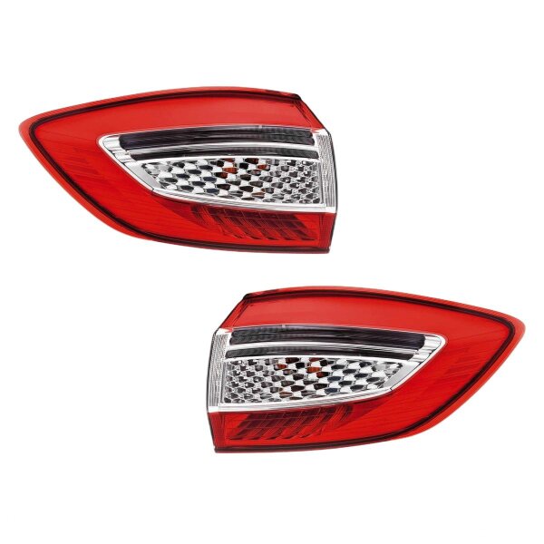 Rear Light Set left right LED PY21W HELLA for e.g. FORD MONDEO