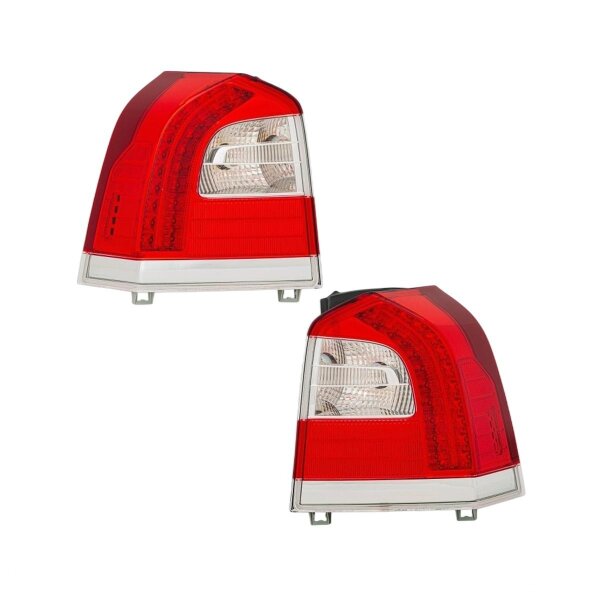 Rear Light Set left right 12 V LED PY21W HELLA for e.g. VOLVO V70