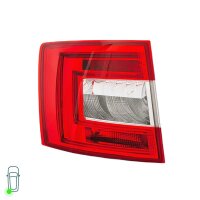 Rückleuchten-Set links rechts LED P21W PY21W HELLA für SKODA OCTAVIA