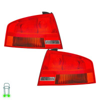 Rear Light Set left right 12 V P21W Bulb technology HELLA...
