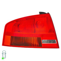 Rear Light Set left right 12 V P21W Bulb technology HELLA for AUDI A4