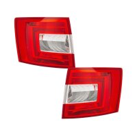 Rear Light Set left right P21W PY21W W5W HELLA for SKODA...