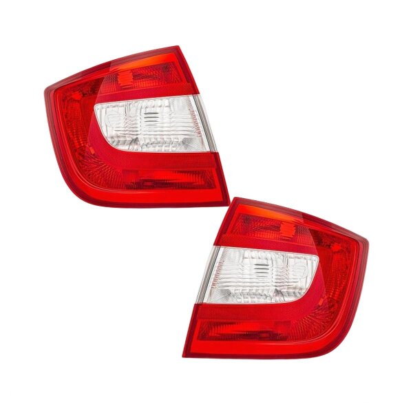 Rear Light Set left right 12 V P21/4W P21W PY21W HELLA for SKODA RAPID