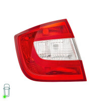 Rear Light Set left right 12 V P21/4W P21W PY21W HELLA for SKODA RAPID