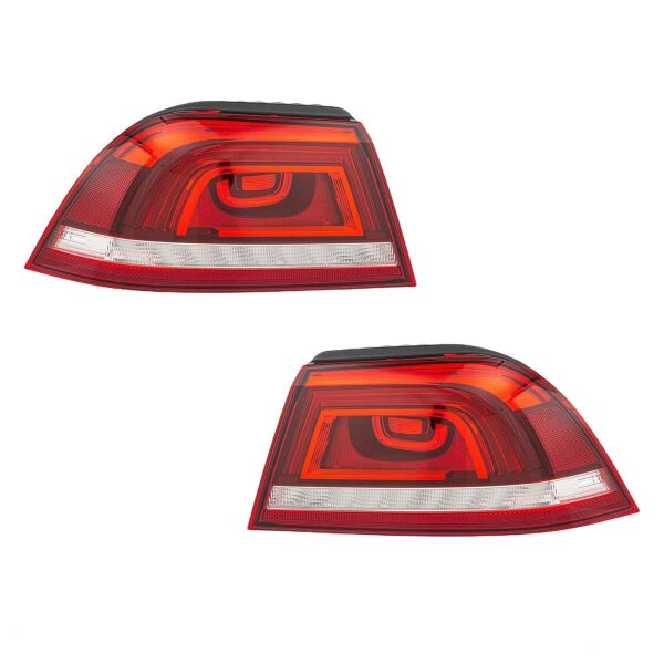 Rear Light Set left right 12 V LED HELLA suitable for VW EOS