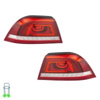 Rear Light Set left right 12 V LED HELLA suitable for VW EOS