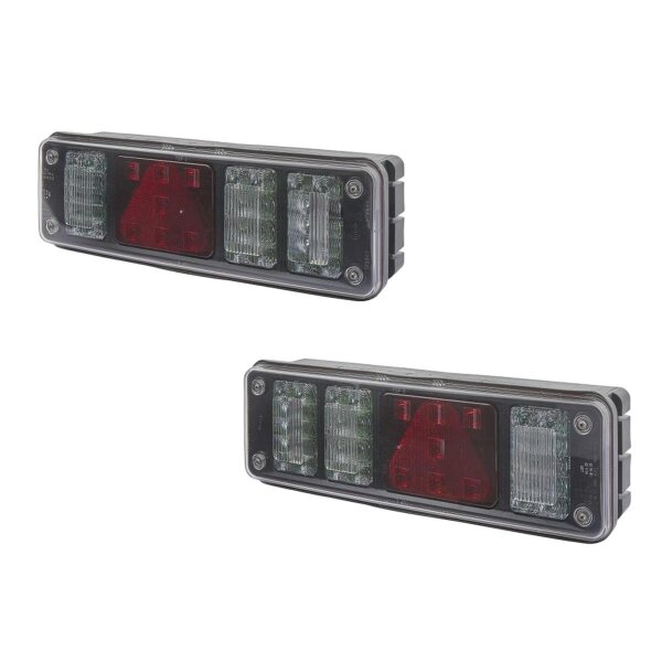 Rear Light Set left right 24 V LED HELLA suitable for various vehicles