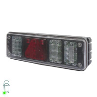 Rear Light Set left right 24 V LED HELLA suitable for various vehicles