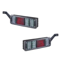 Rear Light Set left right 24 V LED HELLA suitable for...