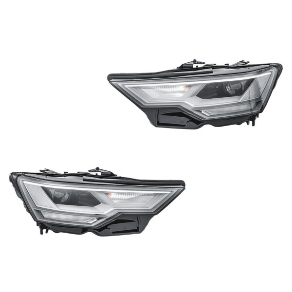 Scheinwerfer-Set links/rechts PWY24W HELLA für AUDI A6 Avant (4A5, C8)