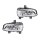 Nebelscheinwerfer-Set links/rechts Halogen Valeo für FIAT 500X (334_)