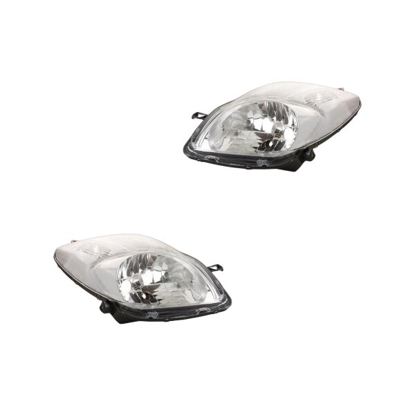 Scheinwerfer-Set links/rechts Halogen W5W Valeo für TOYOTA YARIS (_P9_)