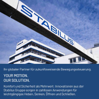 Gas spring set for tailgate 189.5mm STABILUS STAB-O-SHOC® for MCLAREN F1