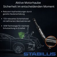 Bonnet gas spring set pedestrian protection 295N STABILUS for BMW 2 Series