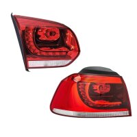 Rear Light Set left 12 V LED W16W WY21W HELLA for e.g. VW...