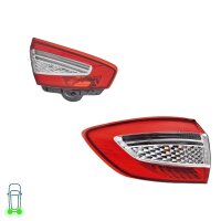 Rear Light Set left LED H21W P21W PY21W HELLA for e.g....