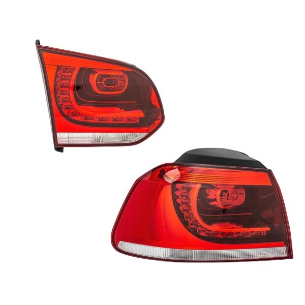 Rückleuchten-Set links 12 V LED W16W WY21W HELLA für u.a. VW GOLF