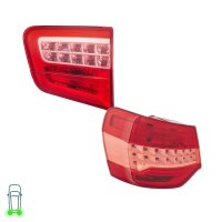 Rear Light Set left H21W R5W P21/5W P21W HELLA fits...