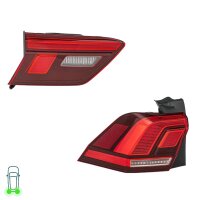 Rear Light Set left 12 V LED WY21W HELLA suitable for VW...