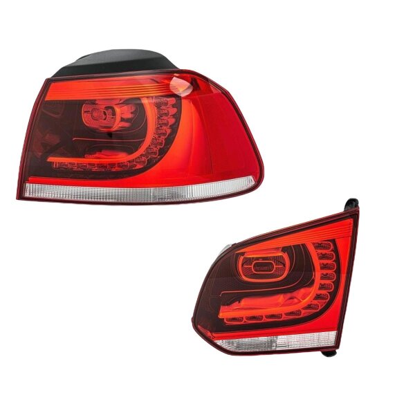 Rückleuchten-Set rechts 12 V LED W16W WY21W HELLA für u.a. VW GOLF