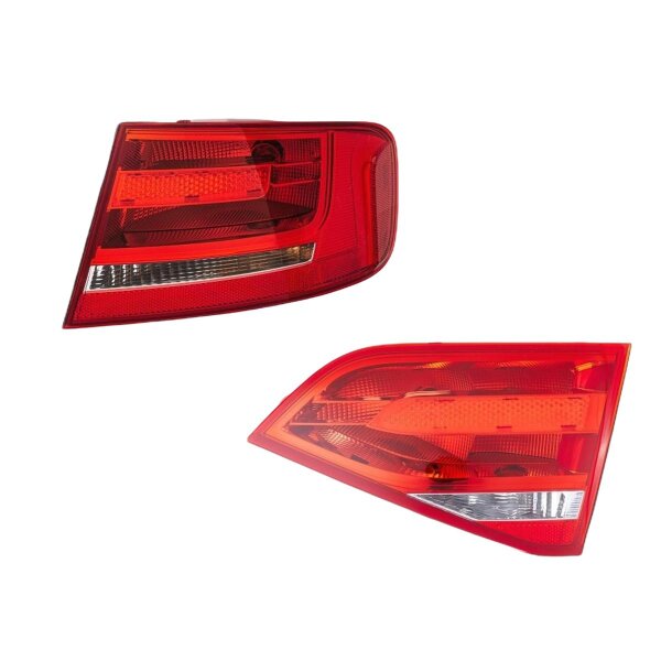Rear Light Set right 12 V P21W W16W Bulb technology HELLA for AUDI A4