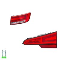 Rear Light Set right W16W P21W PY21W Bulb technology...