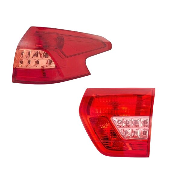 Rückleuchten-Set rechts H21W P21W R5W P21/5W HELLA für CITROËN C5