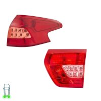 Rear Light Set right H21W P21W R5W P21/5W HELLA for...