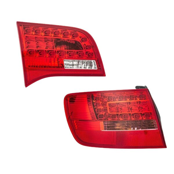 Rear Light Set left right 12 V LED W16W W21W PY21W HELLA for e.g. AUDI A6