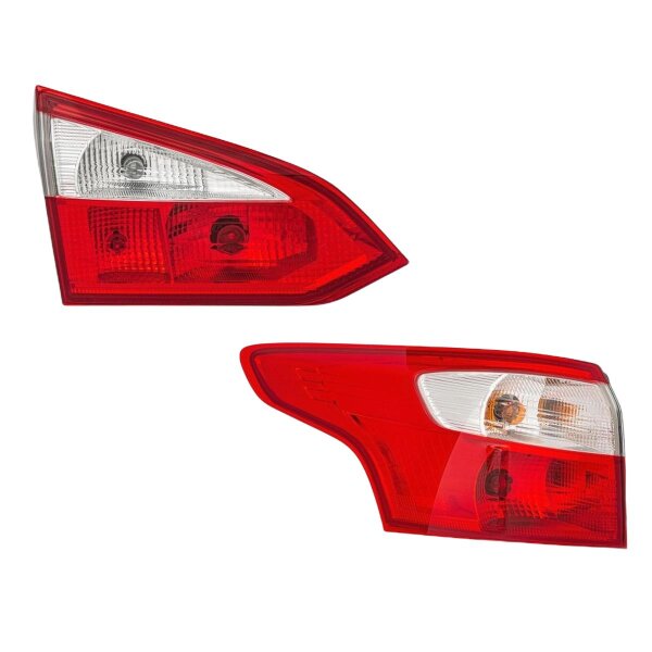 Rear Light Set left right 12 V P21/5W W16W P21W PY21W W5W HELLA for e.g. FORD