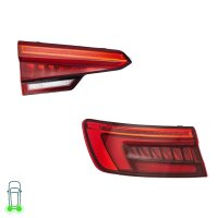 Rear Light Set left right 12 V LED HELLA suitable for...