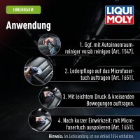 Lederpflegemittel 250 ml in der Flasche LIQUI MOLY für empfindliche Lederflächen