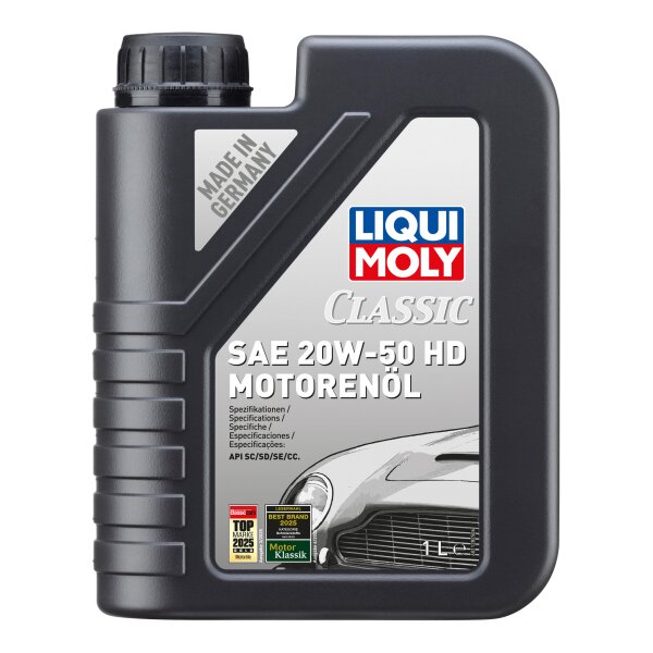 Classic Motorenöl SAE 20W-50 HD LIQUI MOLY 1128 Oldtimer Klassiker 1L