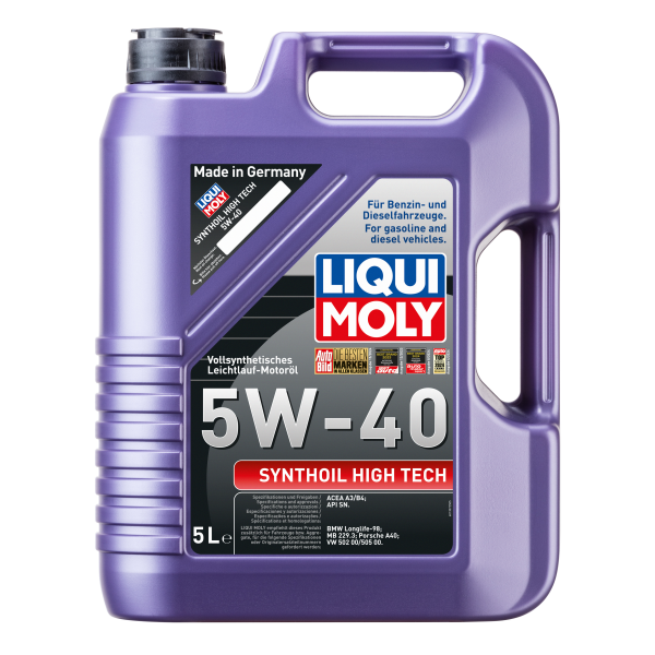 Synthoil High Tech 5W-40 LIQUI MOLY 1307 Diesel Fuel System 5L