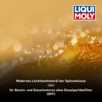 Engine Oil 5 l 5W-40 LIQUI MOLY Leichtlauf High Tech for various vehicles