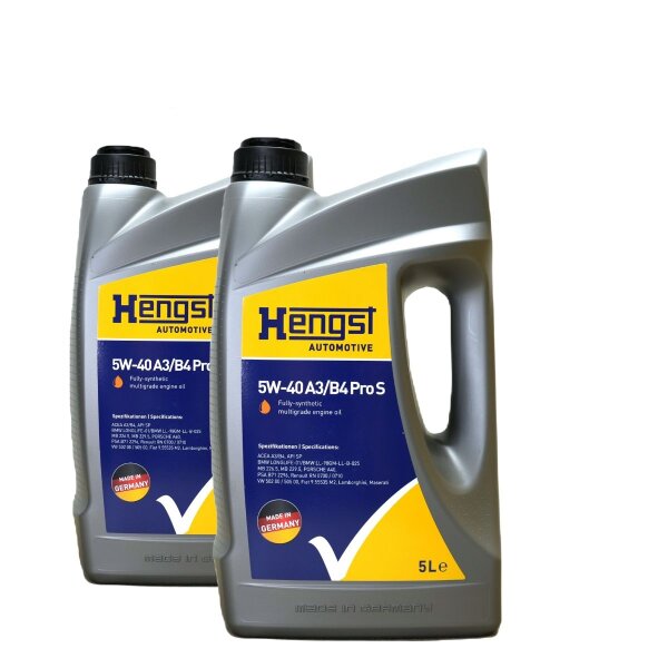 Engine oil multipack HENGST FILTER 2x5L 5W-40 A3/B4 Pro S DE Performance oil