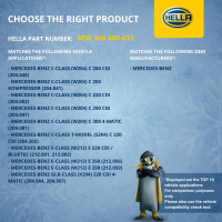 Innenraumgebläse 12V 180W Ø133mm HELLA für MERCEDES-BENZ CLS (C218) CLS 220