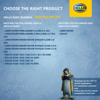 Innenraumgebläse 12V 162W Ø: 132mm HELLA für VOLVO S80 II (124) D4