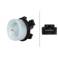 Interior Blower 12 V 192 W 2-pole HELLA for e.g. TOYOTA AURIS